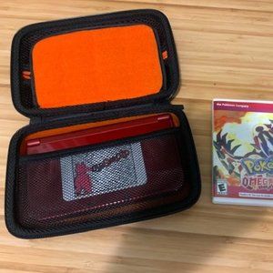 Nintendo 3DS XL + Carrying Case + Pokemon Omega Ruby + Charger